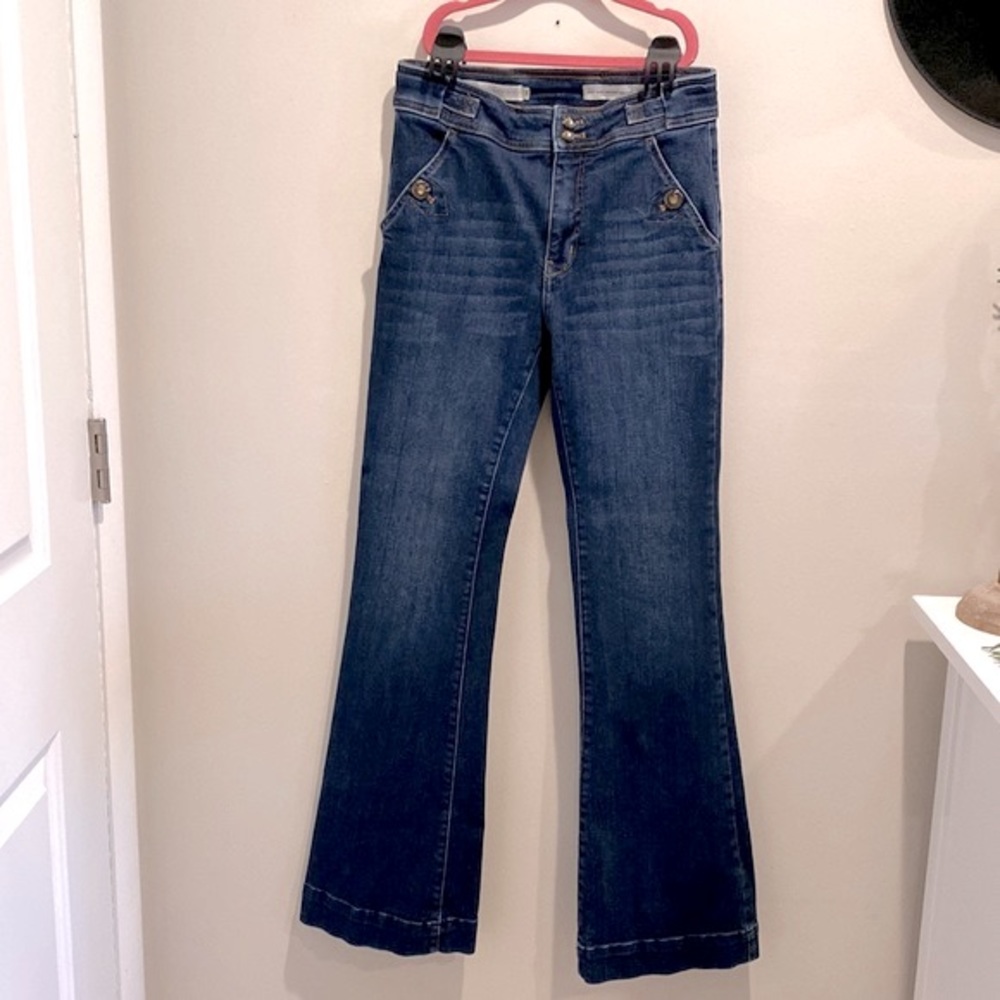 Pilcro and the Letterpress High-Rise Bootcut Jeans, Size 26